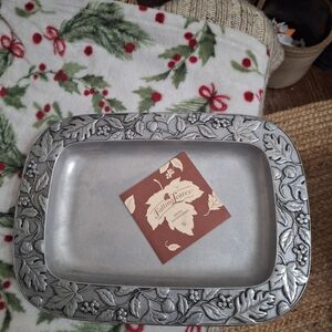 Longaberger 2001 Metal Tray.